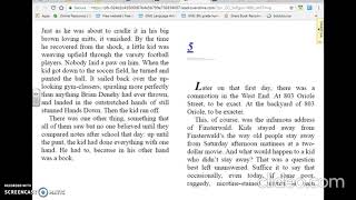 Maniac Magee Chapter 1-5