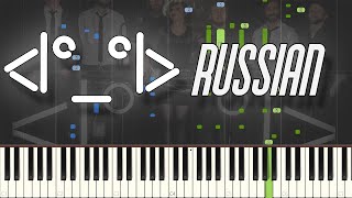 Caravan Palace - Russian: Synthesia Piano Tutorial