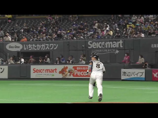 【4回裏】ファイターズ・近藤 センターへの走者一掃タイムリーで追加点!! 2021/5/28 F-D