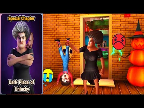 Scary Teacher 3D 6.0 - Dark place of Unlucky.Foot Scare۔Special Chapter Gamplay🔥season 6 level 1,2🔥.