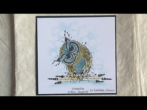Gorgeous Ginger by Jo Rice #laviniastamps #cardmaking #owls