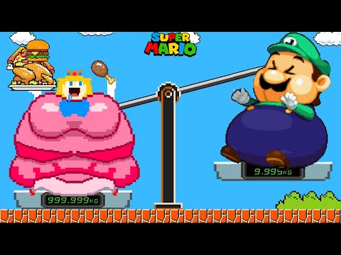 Mario Bros: Fat Peach Super Sized Maze Escape Rescue Mario Brothers, Evolution of Fat Peach