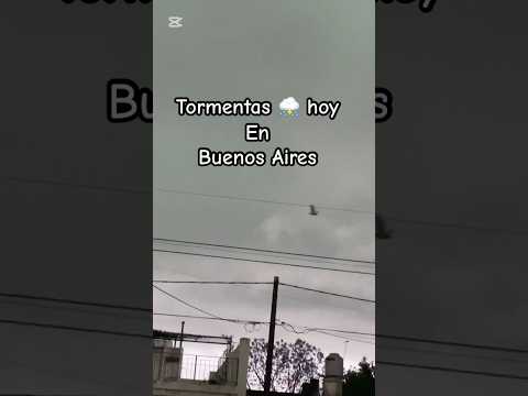 Así está hoy Buenos Aires 📍Ituzaingó #storm #lluvia #temporal #tormenta