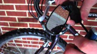 Zéfal bicycle handlebar mirror unboxing and installation