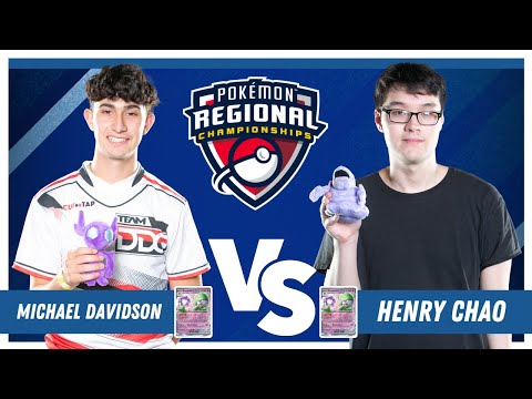 Michael Davidson Vs Henry Chao - Pokémon TCG Masters Finals | Portland Regionals 2025