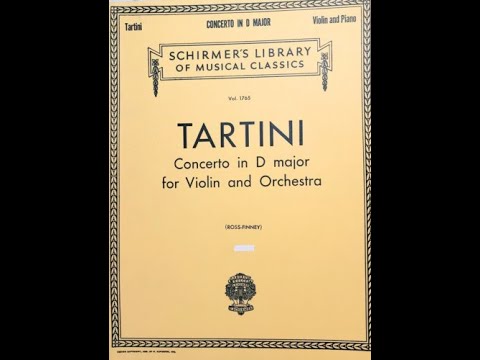 Tartini Violin Concerto in D Minor Charles Pikler, violin/conductor