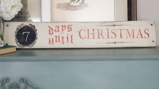 IOD Christmas Count Down Sign