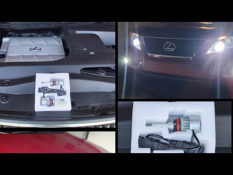 How to Install Led Fog Light Bulbs in a 2009-2012 Lexus RX350