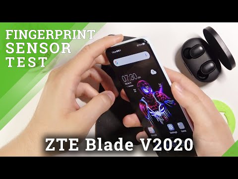 ZTE Blade V2020 Fingerprint Sensor Test