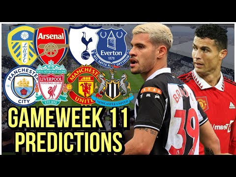 GAMEWEEK 11! Premier League Predictions!
