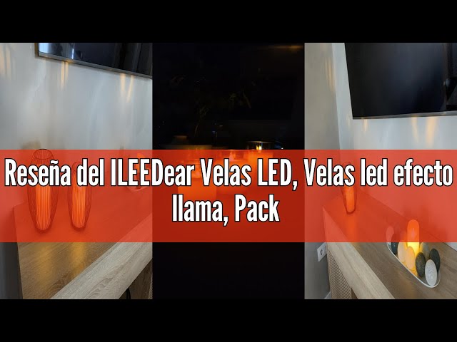 Vídeo relacionado con ILEEDear Velas LED, Velas led efecto llama, Pack de 3 Velas Electricas de Cera Reales con Mando a Distancia y Temporizador Velas Decorativas de pilas para Decoración, Bodas, Navidad