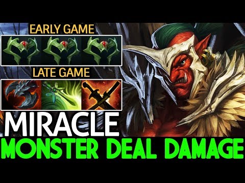 Miracle- [Troll Warlord] Monster Deal Damage Right Click Hero 7.21 Dota 2
