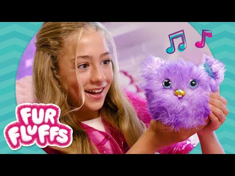 Fur Fluffs Interaktyvus šuniukas Pupper-Fluff su daugiau nei 100 garsų ir reakcijų! video