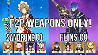 🔥 F2P Weapons Only! Sandrone & Flins | Spiral Abyss 12 | Genshin Impact