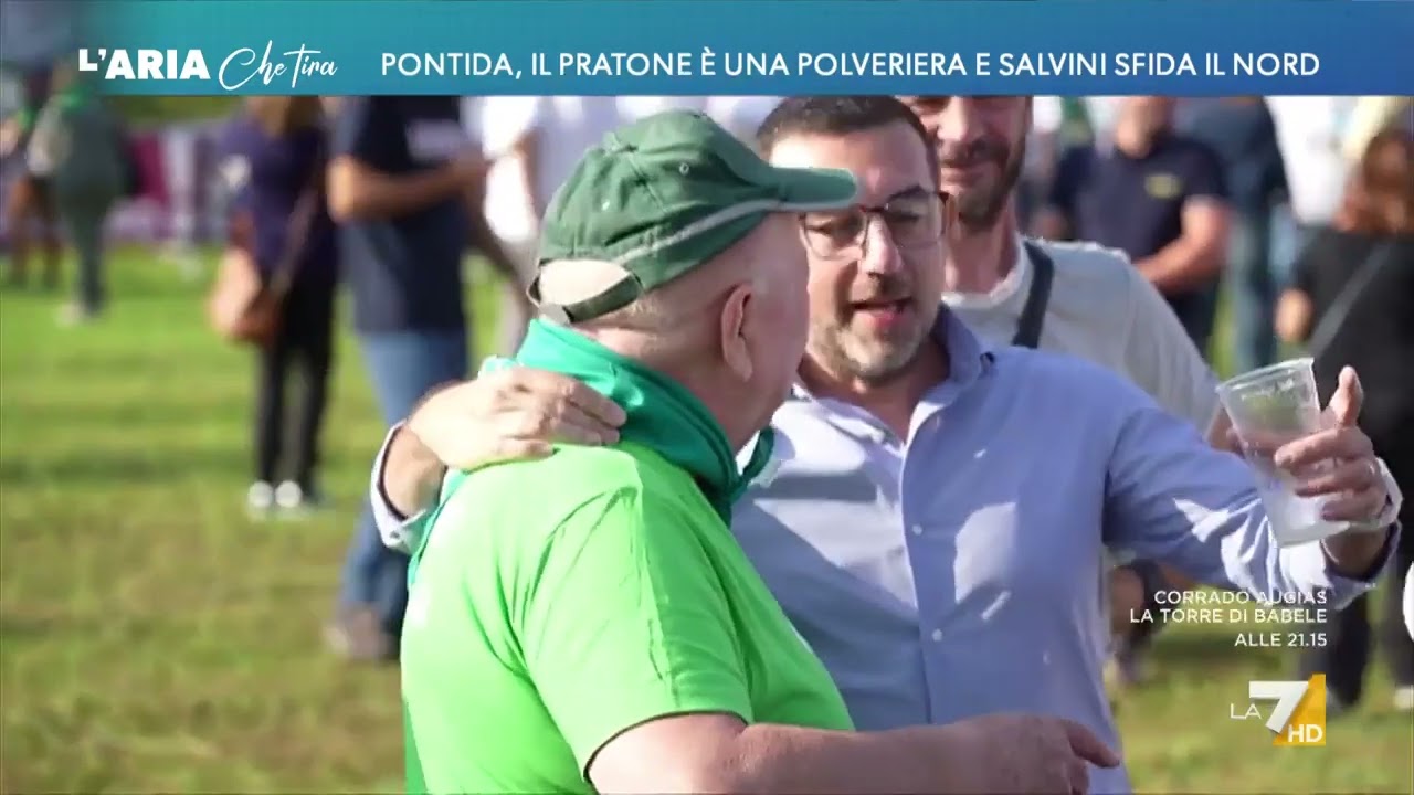 Pontida, il pratone è una polveriera e Salvini sfida il Nord