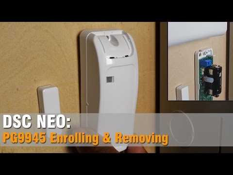 DSC NEO PG9945 How to enroll or delete