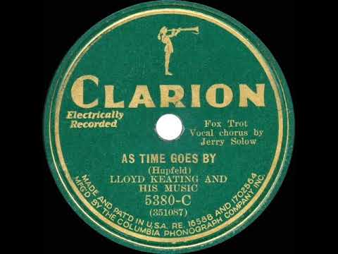 1931 Ben Selvin (as ‘Lloyd Keating’) - As Time Goes By (Jerry Solow, vocal)