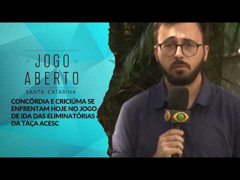Concórdia e Criciúma se enfrentam hoje no jogo de ida das eliminatórias da Taça ACESC - Jogo Aberto
