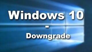 So downgraden Sie Windows 10 auf Windows 7/8
