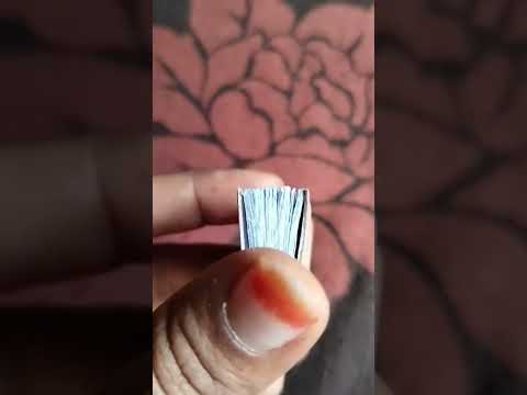 58 pages miniature book with single A4 sheet #book #art #craft #miniature #shortvideo #shorts #viral