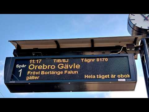 Tåg 8170 Hallsberg -  Kumla