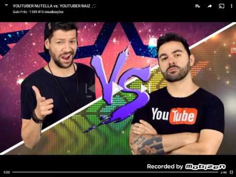 Reação a youtuber nutella vs youtuber raiz