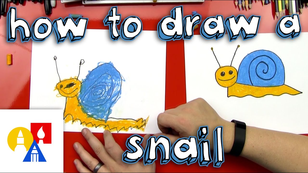 How To Draw A Snail (for young artists)