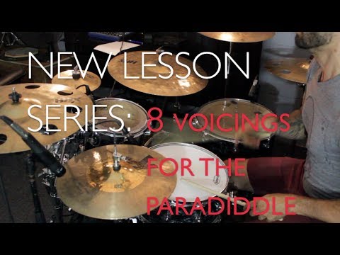 New Lesson Series! - Paradiddle Voicing with Adam Tuminaro