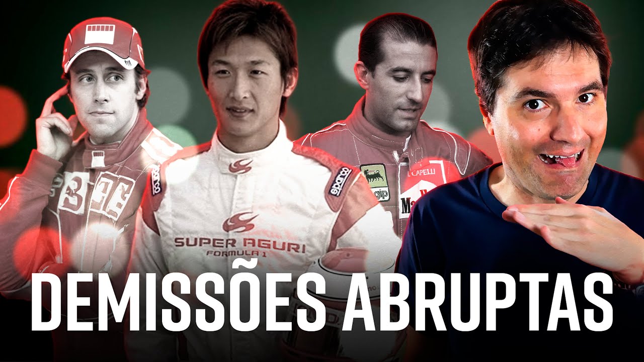 Demissões repentinas da Fórmula 1 - 1, 2, 3 corridas e adeus. Quem foram os pilotos demitidos? #f1