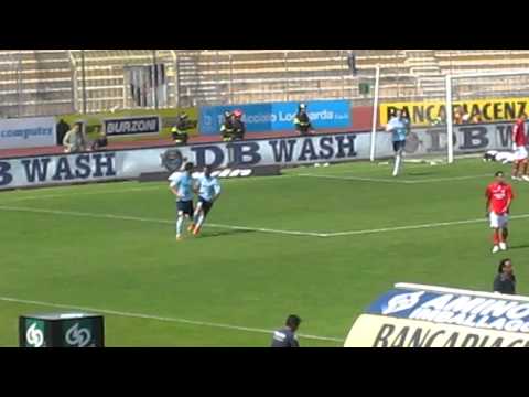 PIACENZA - ALBINOLEFFE : 1 - 3 del 21 - 05 - 2011 rete di COCCO