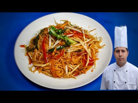 How To Make Singapore Noodles Restaurant Style Chef Jabber Negi