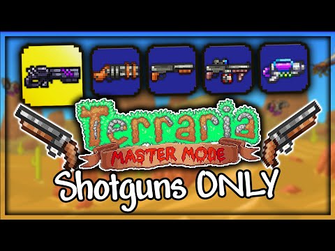 Can You Beat Terraria MASTER MODE with ONLY Shotguns?