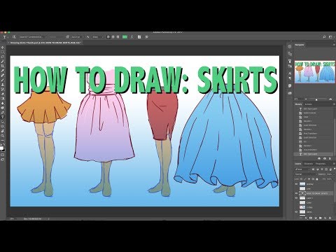 How to Draw Skirts | Drawing Tutorial