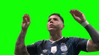 Enzo Fernandez green screen