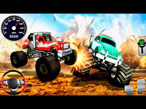 Monster Truck Demolition Derby Racing - Extreme Car Crash Beam Derby 3D : Android Gameplay 