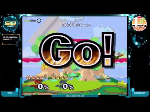 Melee @ LD Lounge #17 - TpFox vs. EastCoastJeff - Singles LF - SSBM