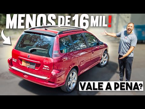 TETO SOLAR e AR DIGITAL! ABAIXO dos 19 MIL mas o BRASILEIRO NÃO COMPRA😱 Peugeot 206 Feline SW