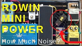 Video thumbnail for Rowin Mini Power How Much Noise Vs Daisy Chain? by Groundbreak Creative