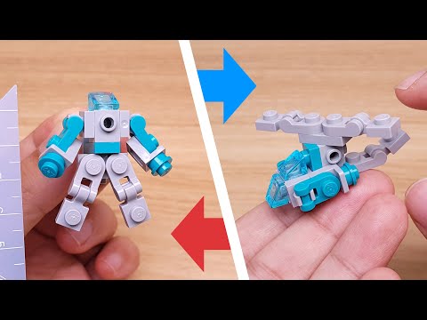 Seriously! You can make it with just 20 brick parts! Mini Chopper #LEGO #MOC #legomoc #レゴ #レゴ変形ロボ
