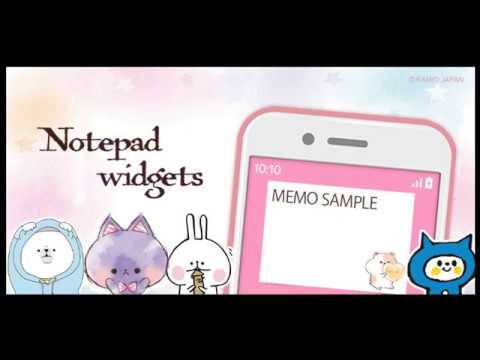 Notepad Cute Characters