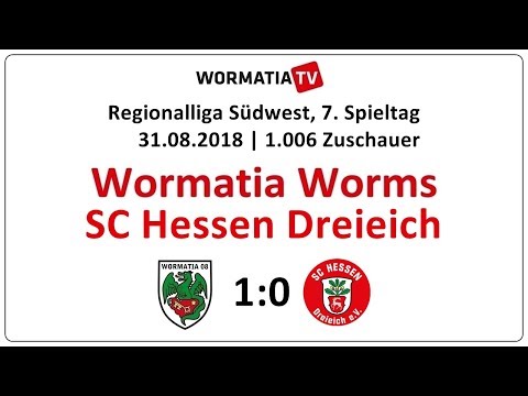 Zusammenfassung Wormatia - Hessen Dreieich 1:0 (31.08.2018)