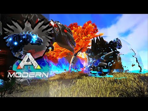 ARK MODERN T4 EP16 - Matamos o Rex Com Armadura Tek Tier!