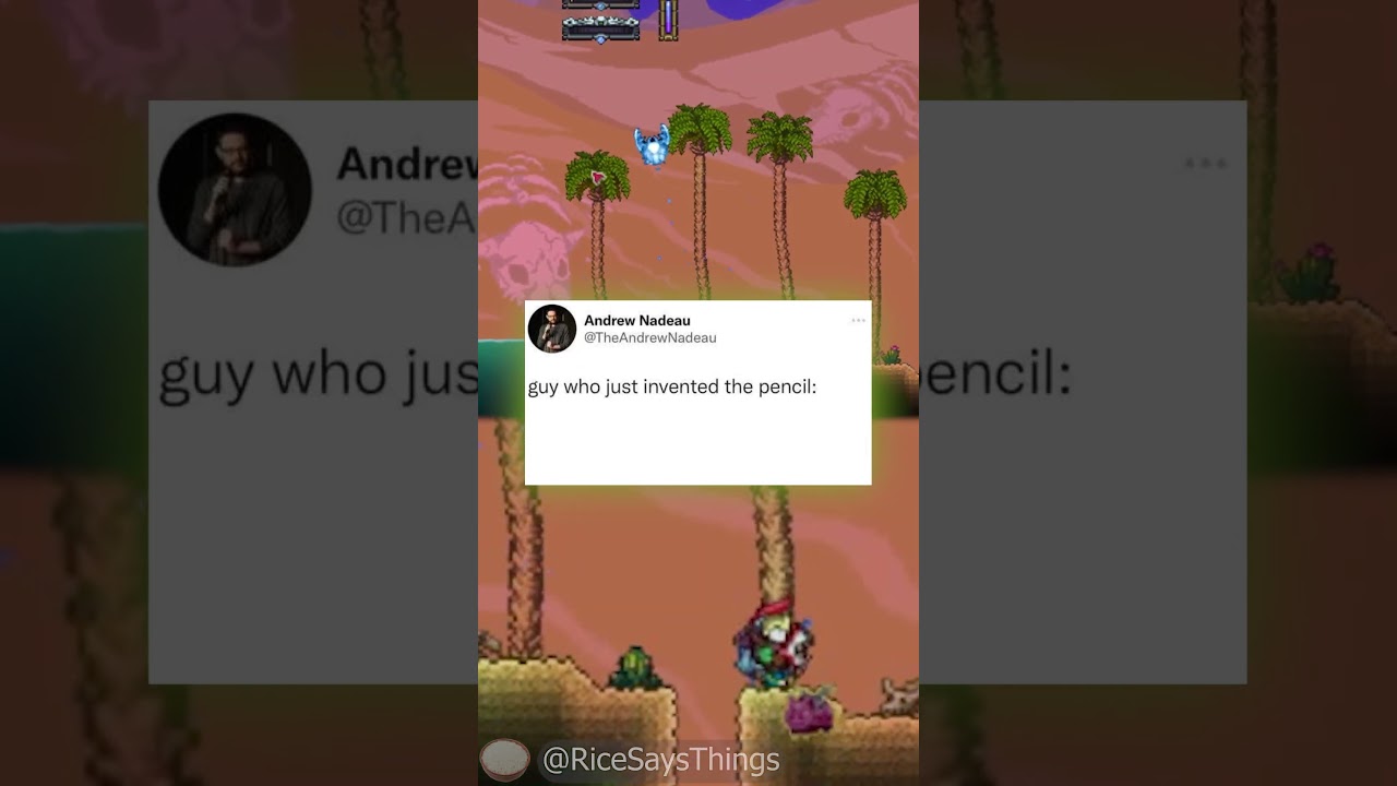 No more pencil#twitter#twitterfunny#funnytweets#tweets#tweet#voiceactor#realhuman#terraria