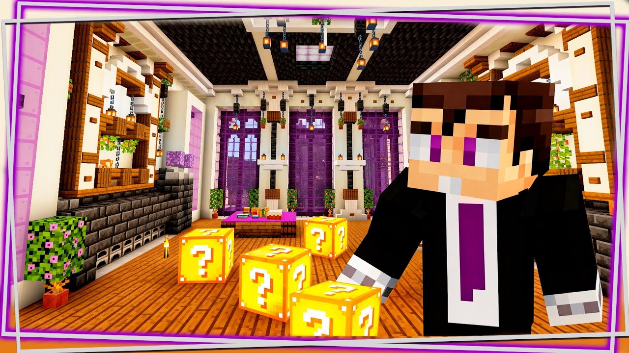 Probando LUCKY BLOCKS y Seguimos con MANSION! (MINECRAFT SURVIVAL en DIOSESMC) #30