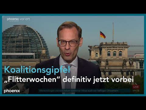 phoenix nachgefragt mit Jan Wolf Schäfer zum Koalitionsgipfel am 02.07.25