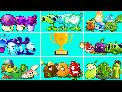 PvZ 2 Tournament Random Team Plants - Who 's Best Plant Team?
