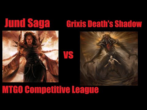 How to Jund Saga League Match 3 vs Grixis Death's Shadow | Modern Magic the gathering
