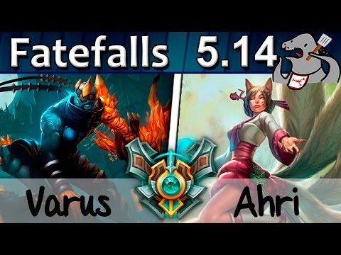 Fatefalls - Varus vs Ahri - Mid - Master S5 | 187