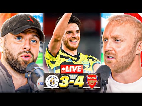 Theo & Reev EXPLODE After Arsenal LAST-MINUTE WINNER! | Luton 3-4 Arsenal Highlights!