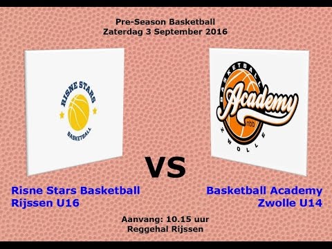 Pre-Season: Risne Stars U16 - BA Zwolle U14, 1e kwart, 03-09-2016